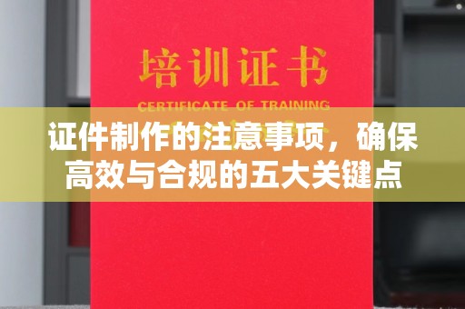 龙井证件制作的注意事项，确保高效与合规的五大关键点